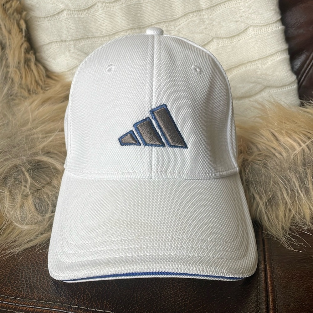 Adidas Athletic Hat White Size L/XL